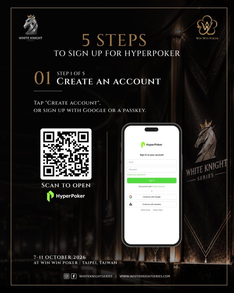 Hyperpoker-whiteknightseries step1